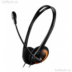 CANYON headset HS-01, stylový a komfortní s ovlada