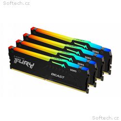 Kingston FURY Beast, DDR4, 128GB, 3200MHz, CL16, 4