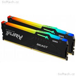 Kingston FURY Beast, DDR5, 64GB, 5600MHz, CL40, 2x