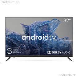 KIVI - 32", HD, Google Android TV, Black, 1366x768