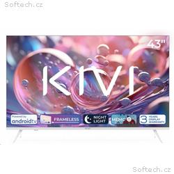 KIVI - 43", UHD, Android TV 11, Bílá, 3840x2160, 6