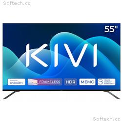 KIVI - 55", UHD, Google Android TV, Black, 3840x21
