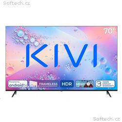KIVI - 70", UHD, Android TV 11, Černá, 3840x2160, 
