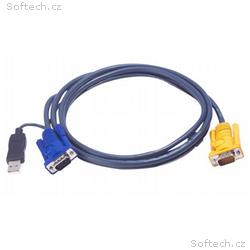 ATEN integrovaný kabel 2L-5202UP pro KVM USB 1,8m 
