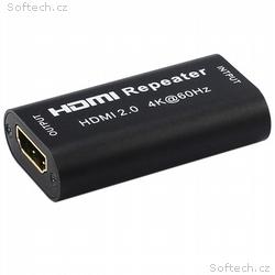 PremiumCord HDMI 2.0 repeater až do 40m, rozlišení