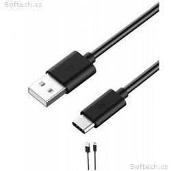 PremiumCord Kabel USB-C, M - USB 2.0 A, M, rychlé 