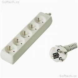 PremiumCord prodlužovací přívod 230V, 3m 5 zásuvek