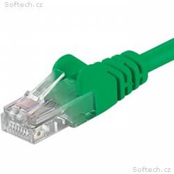 PremiumCord Patch kabel Cat6 UTP, délka 0.25m, zel