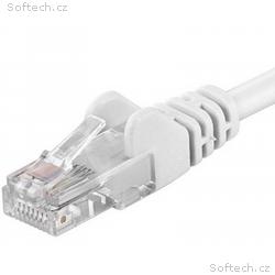PremiumCord Patch kabel Cat6 UTP, délka 0.25m, bíl
