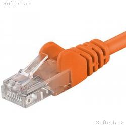 PremiumCord Patch kabel Cat6 UTP, délka 1m, oranžo
