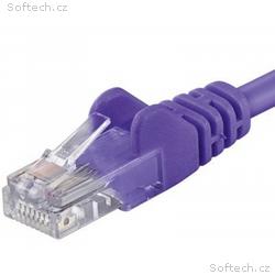 PremiumCord Patch kabel Cat5E UTP, délka 7m, fialo