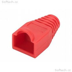 PremiumCord Kryt konektoru RJ45 - červená