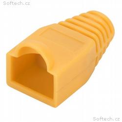 PremiumCord Kryt konektoru RJ45 - žlutá