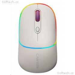 CANYON myš optická bezdrátová MW-22, RGB, 800, 120