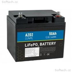 A2D2 baterie LiFePO4 12,8V 50Ah M6