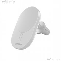 CANYON car charger OnGrip 105 15W Qi2 Wireless Whi