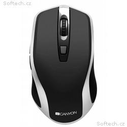 CANYON optická silent myš s bezdrátovým nabíjením,