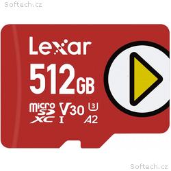 Lexar paměťová karta 512GB PLAY microSDXC™ UHS-I c