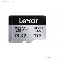 Lexar 1TGB H-P Silver Plus microSDHC s adp C10 A2