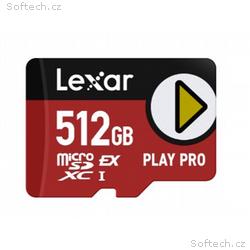 Lexar paměťová karta 512GB PLAY PRO microSDXC™ Exp