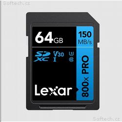 Lexar 64GB Pro 800x Pro SDXC C10 V30 U3