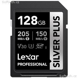 Lexar 128GB Pro SILVER PLUS SDXC C10 V30 U3