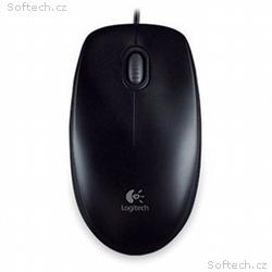 Logitech B100, Kancelářská, Optická, 800 DPI, Drát