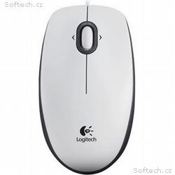 Logitech Corded Mouse B100 - Business EMEA - WHITE