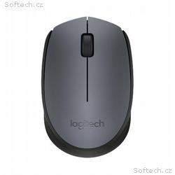 myš Logitech Wireless Mouse M170, šedá