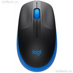 Logitech M190 Full-size wireless mouse - BLUE - EM