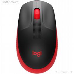 Logitech M190 Full-size wireless mouse - RED - EME