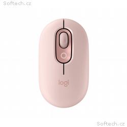Logitech POP Mouse with emoji - ROSE - BT