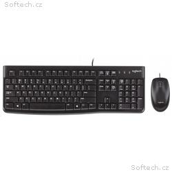 Logitech drátové combo klávesnice myš MK120 - EER 