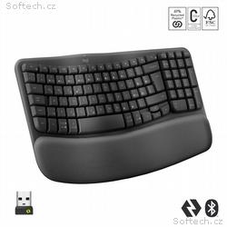 Logitech Wave Keys wireless ergonomic keyboard GRA