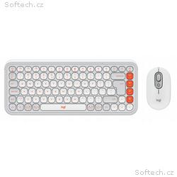 Logitech POP ICON COMBO - WHITE - US INT"L - BT - 