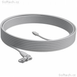 Logitech Rally Mic Pod Extension Cable - OFF-WHITE