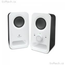 Logitech Z150, Stereo, 6W, Bílá