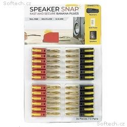 Speaker Snap - Banana Plug 12 párů 