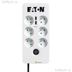 EATON Protection Box 6 USB FR, přepěťová ochrana, 