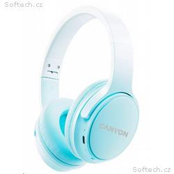 CANYON bezdrátová sluchátka OnRiff 4, BT 5.3, USB-