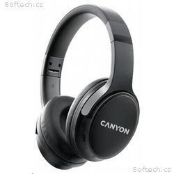 CANYON bezdrátová sluchátka OnRiff 4, BT 5.3, USB-