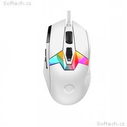 LORGAR herní myš MSP80, White