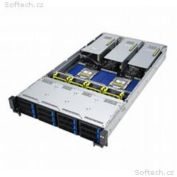 ASUS 2U GPU server 2x SP5, 24x DDR5 ECC R, 12x 3,5