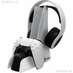 SnakeByte nabíječka 2v1 Dual Charge & Headset Stan