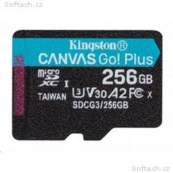 Kingston paměťová karta 256GB microSDXC Canvas Go 