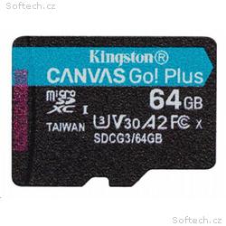 Kingston paměťová karta 64GB microSDXC Canvas Go P