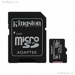 Kingston paměťová karta 128GB Canvas Select Plus m