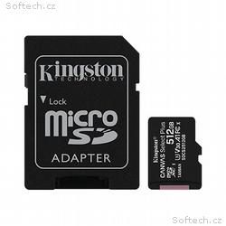 Kingston paměťová karta 512GB Canvas Select Plus m