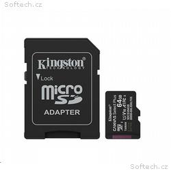 Kingston paměťová karta 64GB Canvas Select Plus Ge