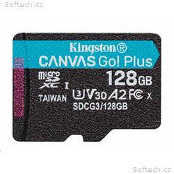 Kingston paměťová karta 128GB microSDXC Canvas Go 